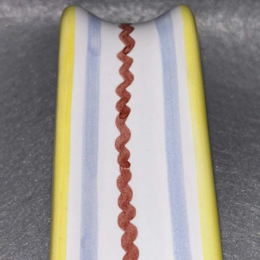 Deruta Arte D'Italia Imports Hand‎ Painted Spoon Rest Made in Italy EUC